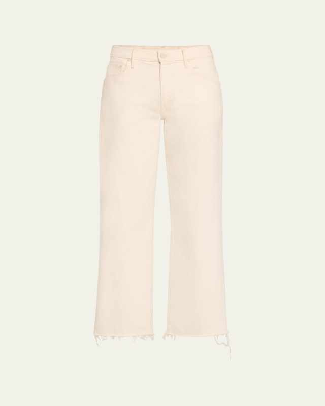 The Mid-Rise Maven Ankle Fray Jeans